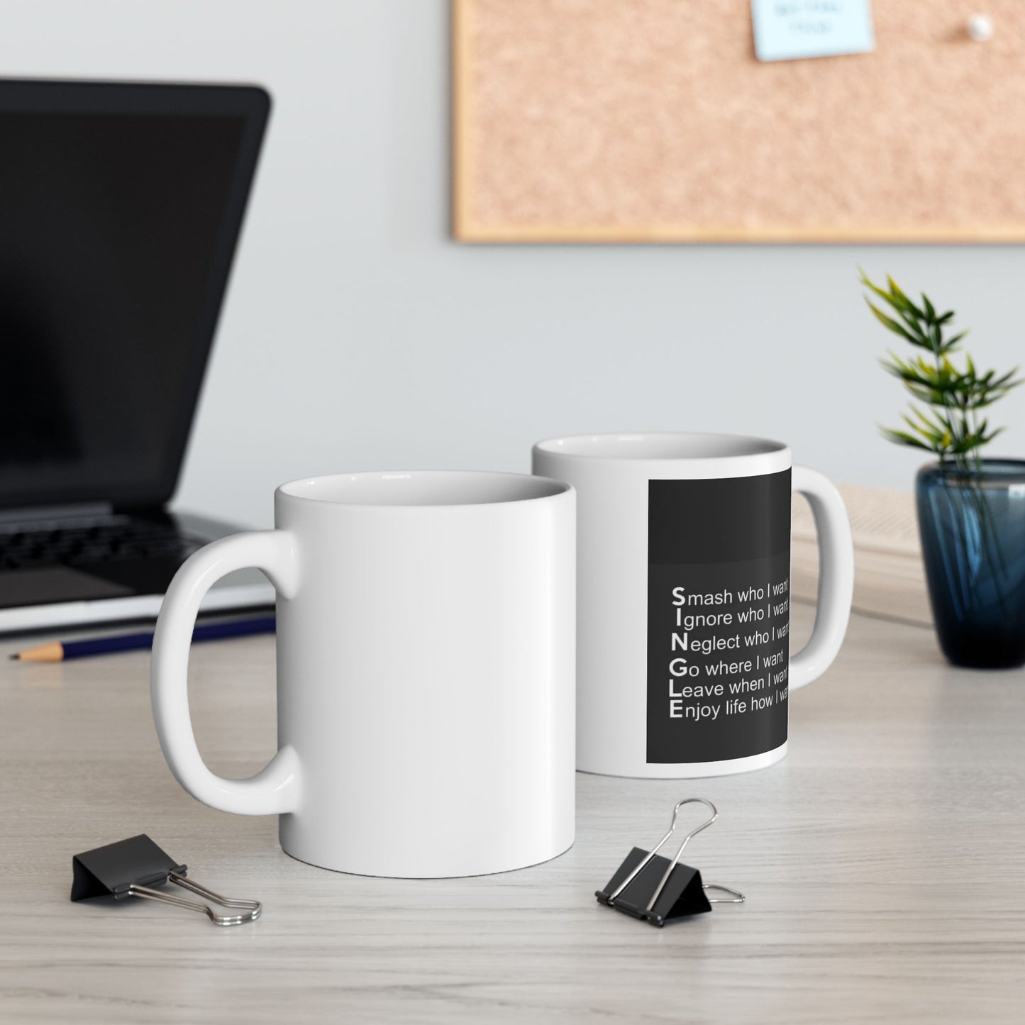 Motivational Ceramic Mug - 11oz & 15oz - Perfect for Daily Inspiration - Laughing N Style