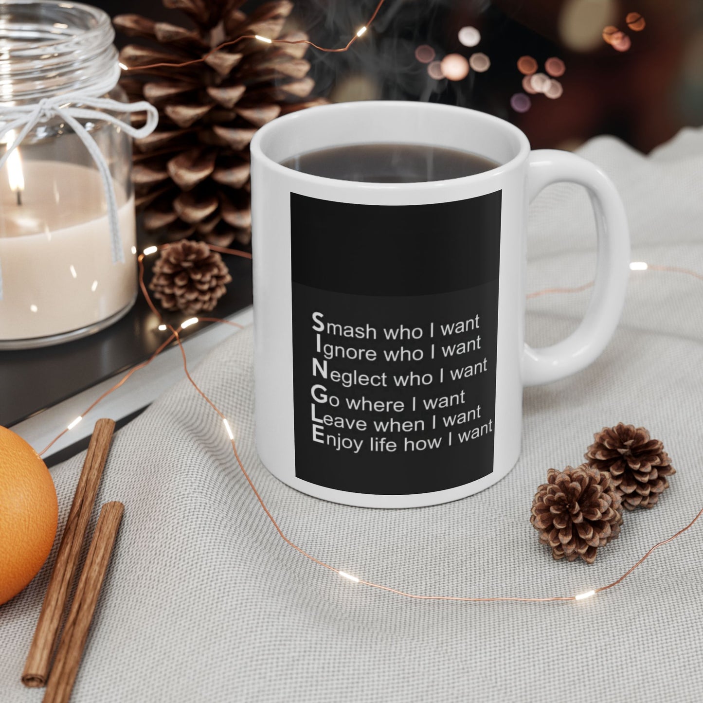 Motivational Ceramic Mug - 11oz & 15oz - Perfect for Daily Inspiration - Laughing N Style