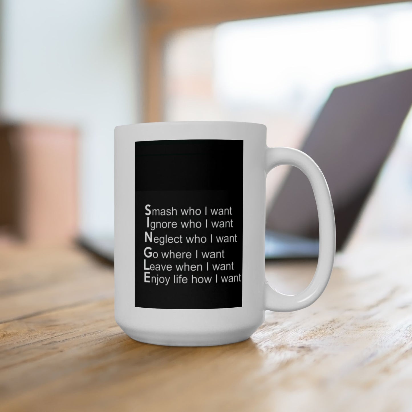 Motivational Ceramic Mug - 11oz & 15oz - Perfect for Daily Inspiration - Laughing N Style