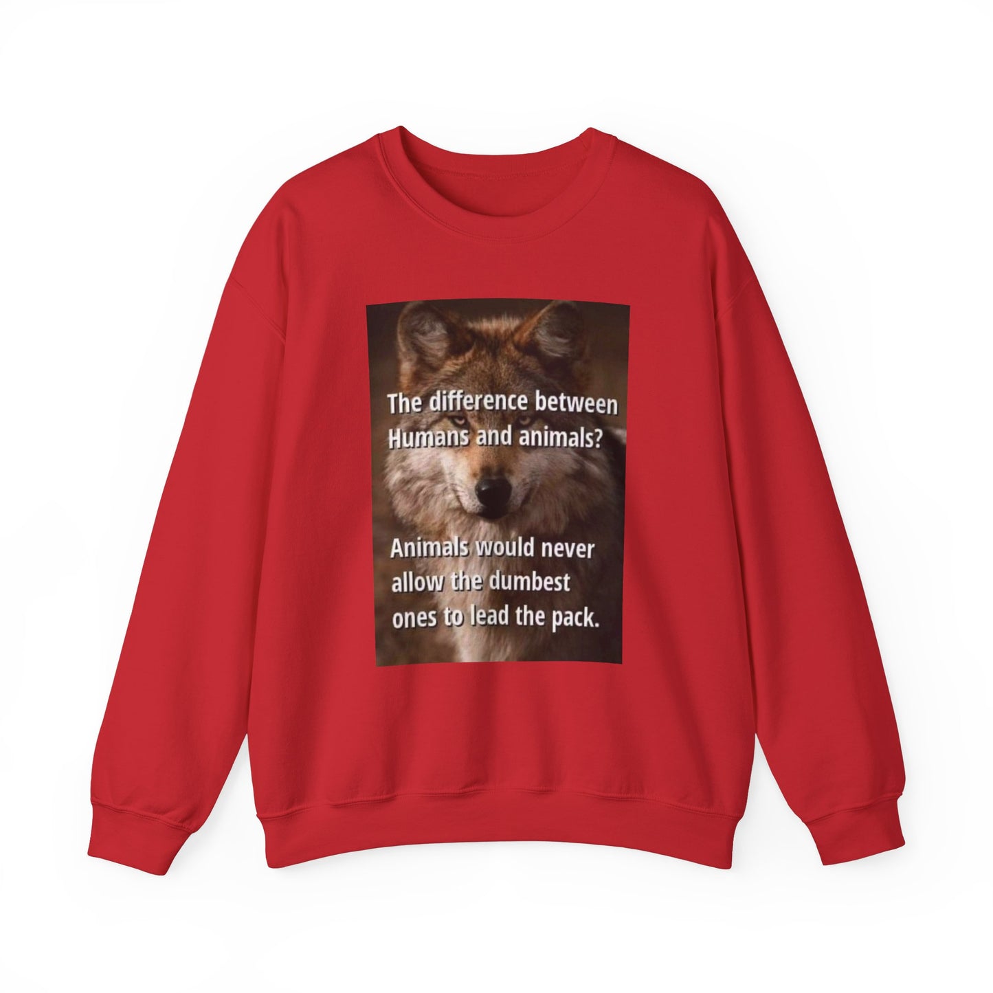Inspirational Animal Quote Crewneck Sweatshirt - Laughing N Style 
