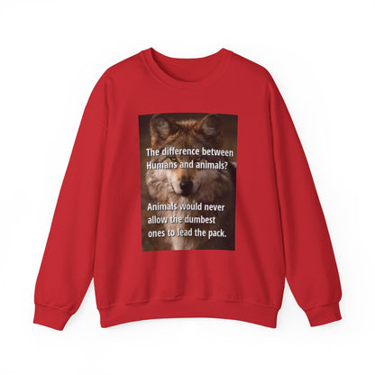 Inspirational Animal Quote Crewneck Sweatshirt - Laughing N Style 