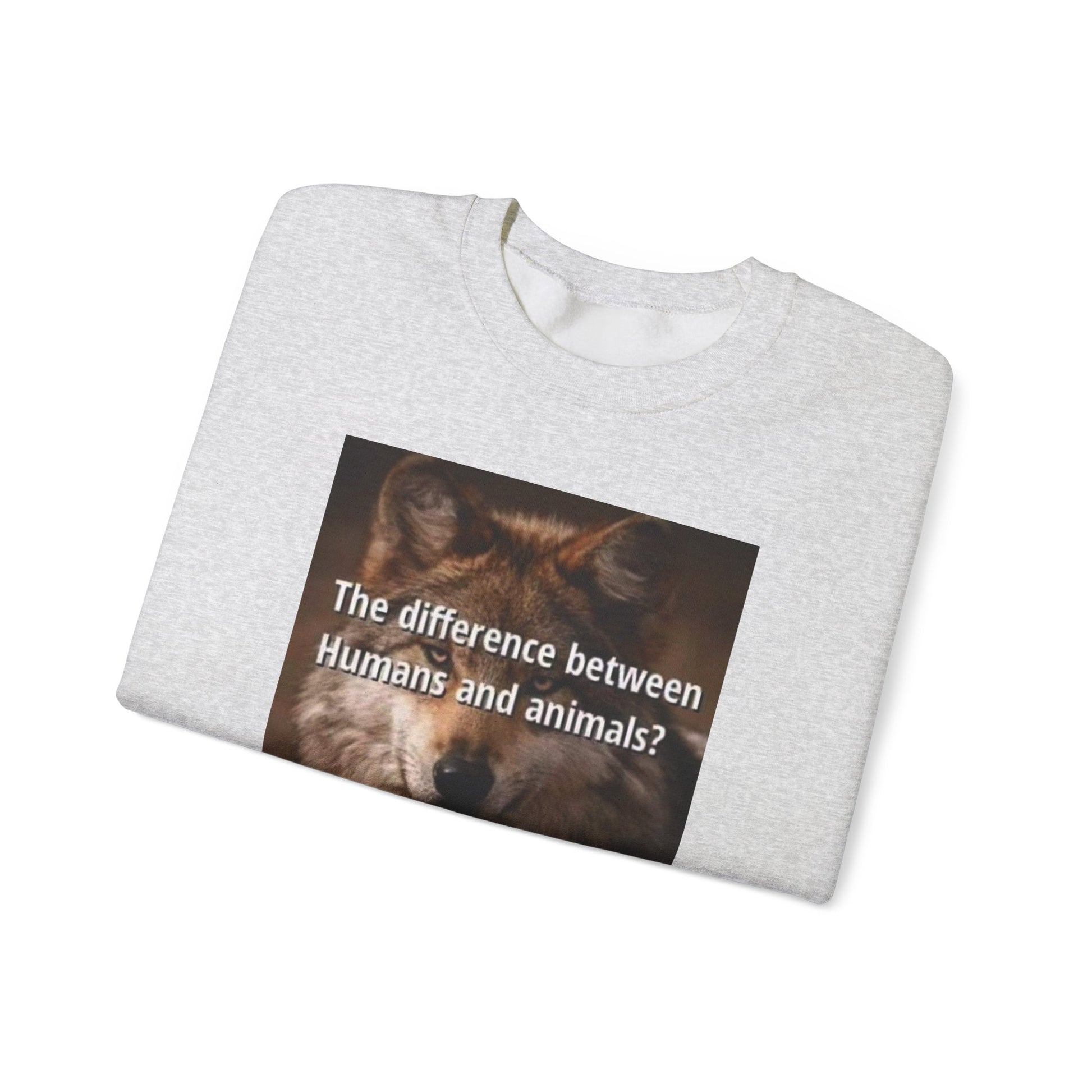 Inspirational Animal Quote Crewneck Sweatshirt - Laughing N Style 