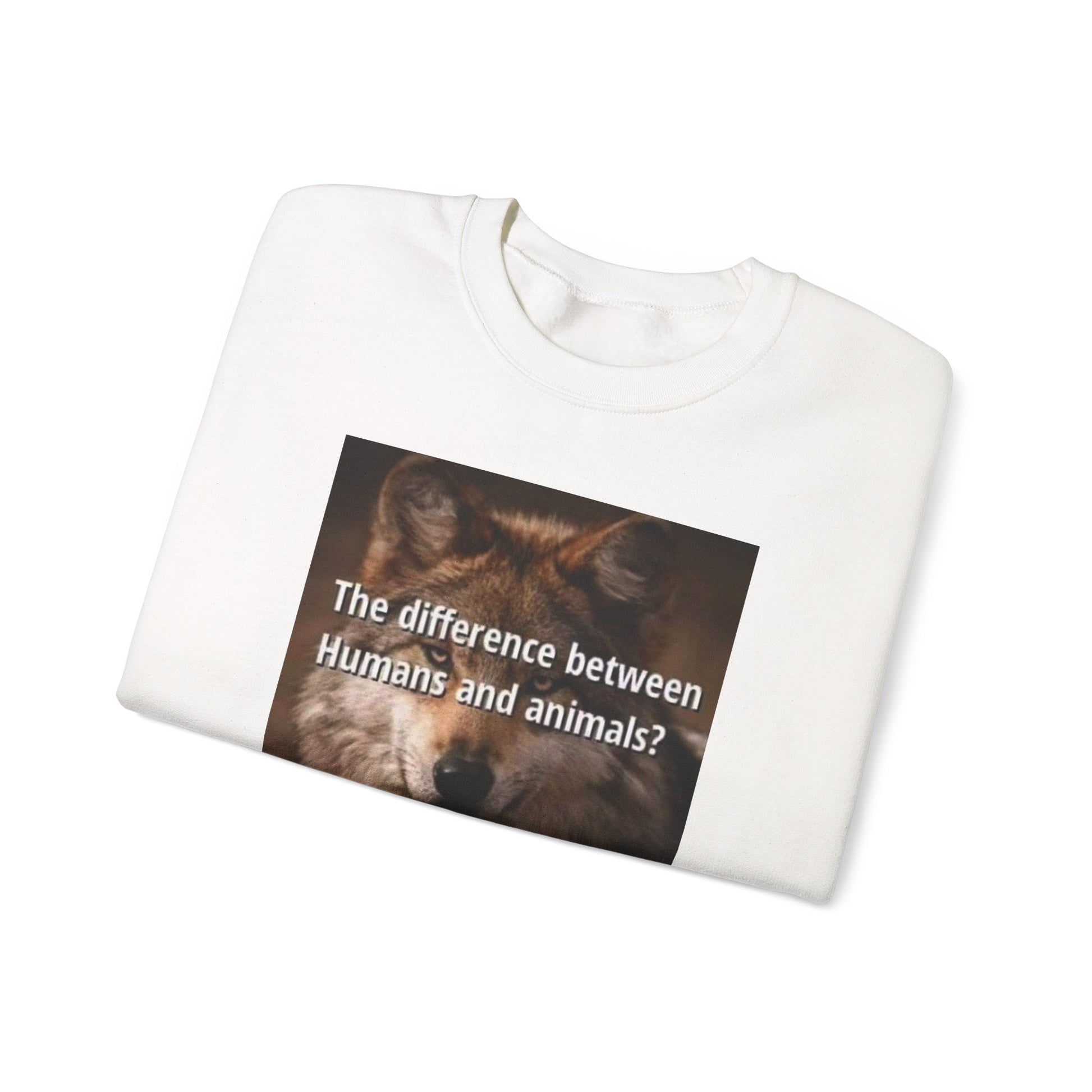 Inspirational Animal Quote Crewneck Sweatshirt - Laughing N Style 