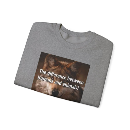 Inspirational Animal Quote Crewneck Sweatshirt - Laughing N Style 